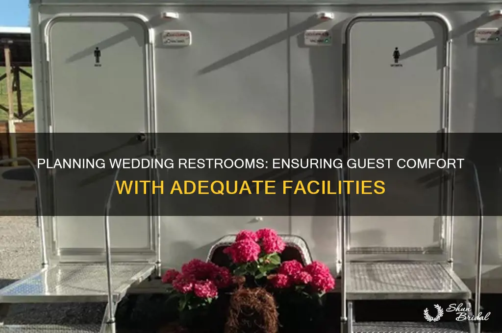 how many restrooms for wedding guests
