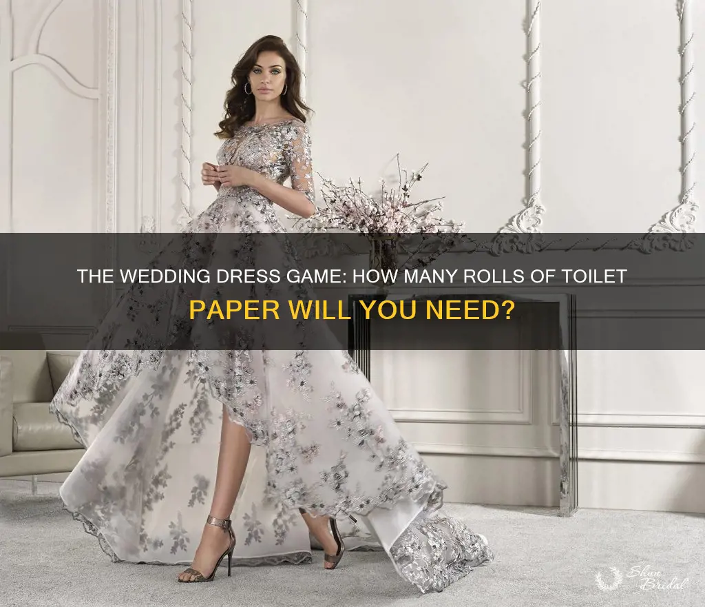 how many rolls per team for wedding dress game