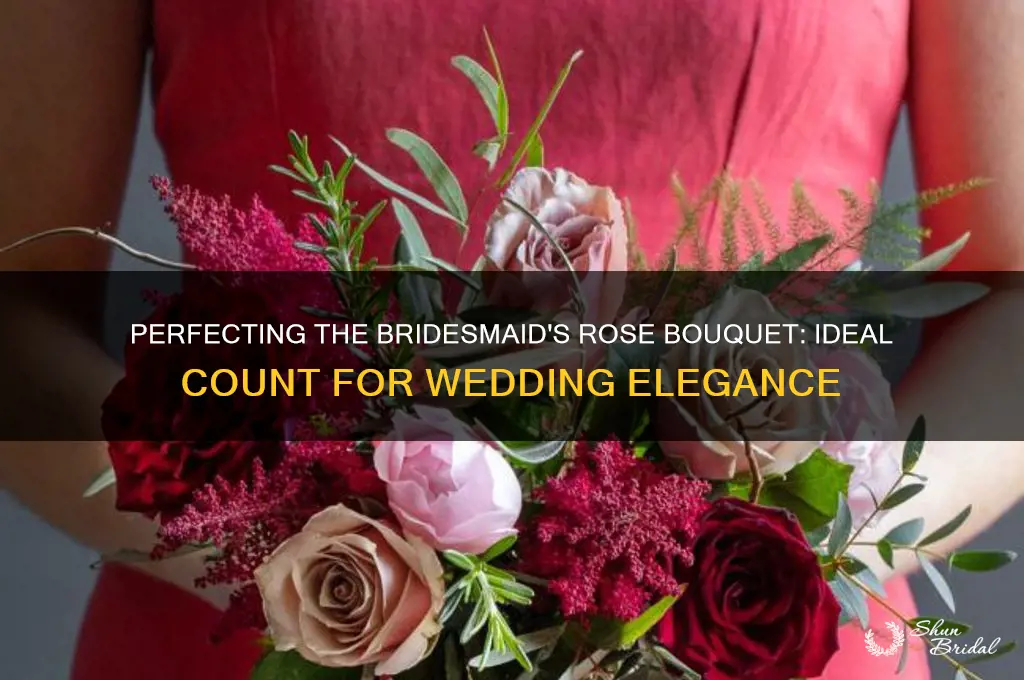 how many rose go in a brides wedding bouquet