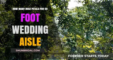 Perfect Petals: Calculating Rose Petals for a 50-Foot Wedding Aisle