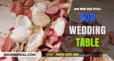 Perfect Petals: How Many Rose Petals for Wedding Table Decor