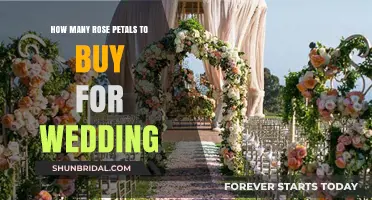 Perfect Petals: How Many Rose Petals to Buy for Your Wedding