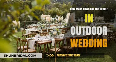 Seating 100 Guests: Ideal Row Arrangements for Outdoor Weddings