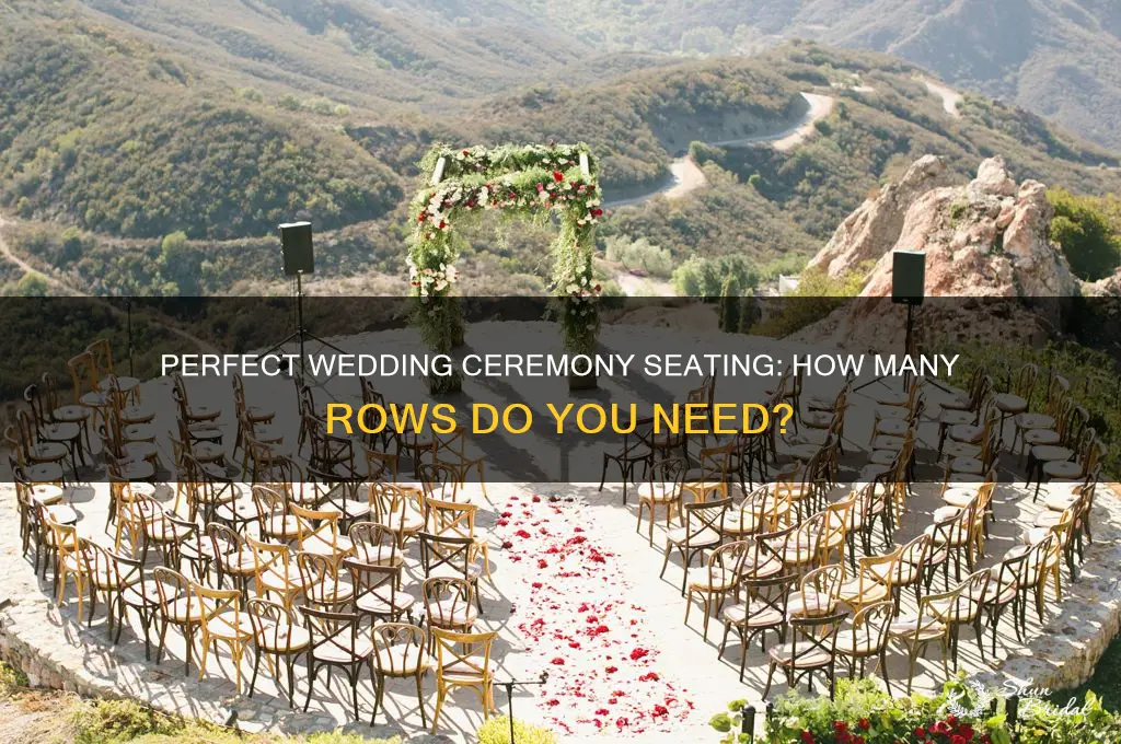how many rows for wedding ceremony