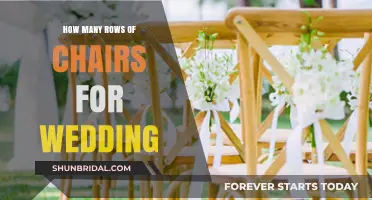 Perfect Wedding Seating: Determining the Ideal Number of Chair Rows