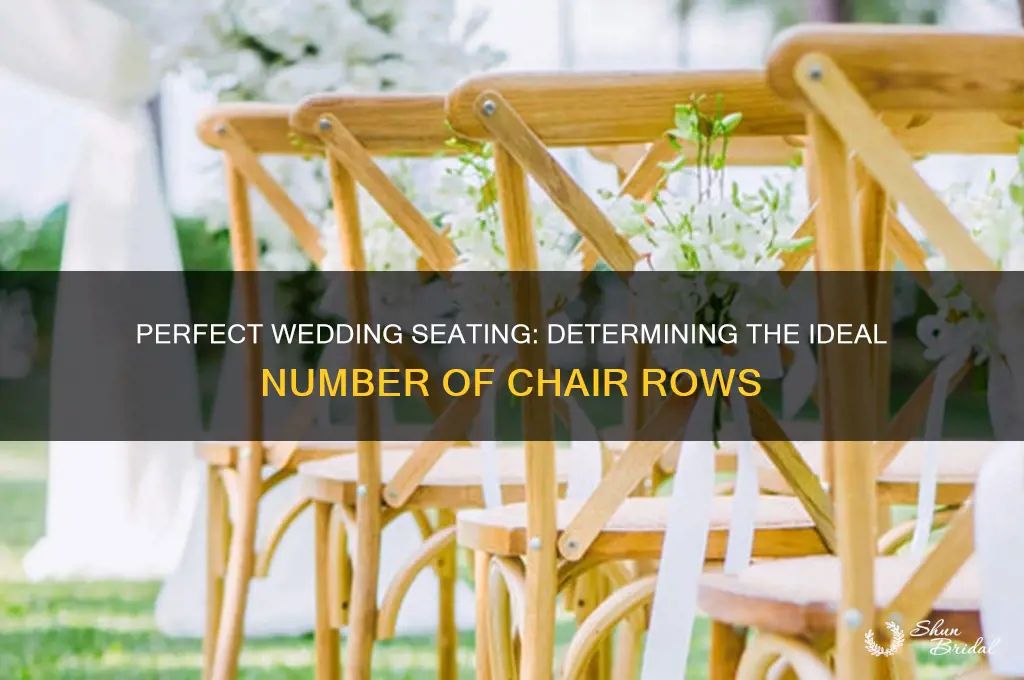 how many rows of chairs for wedding