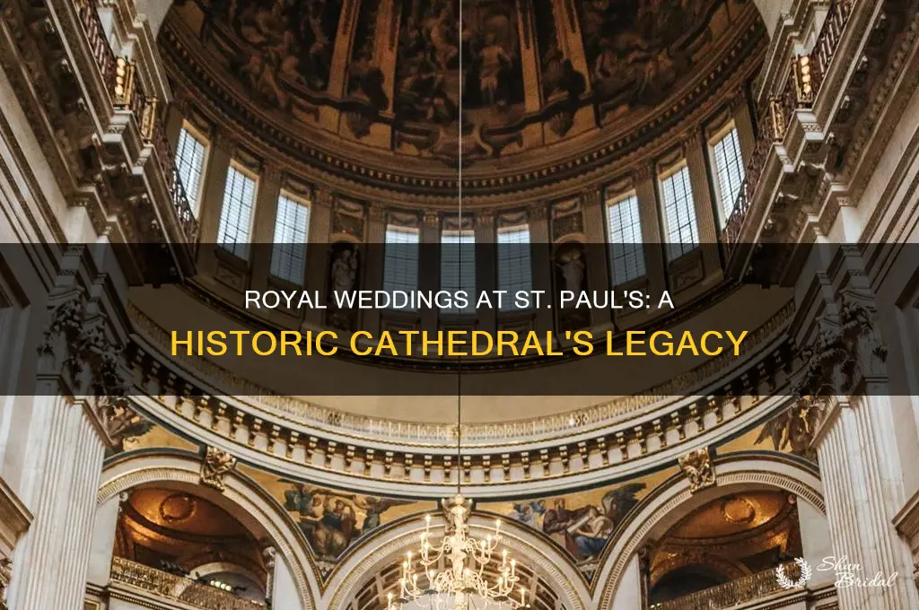 how many royal weddings at st paul
