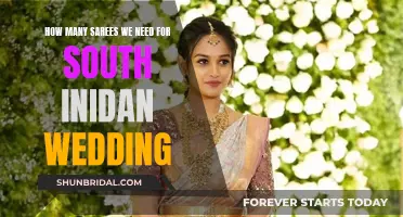 Sarees for South Indian Weddings: How Many and Why