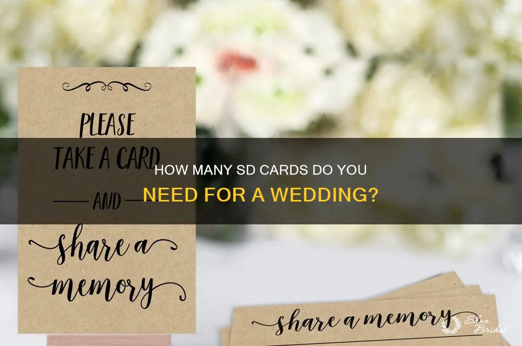 how many sd cards for a wedding