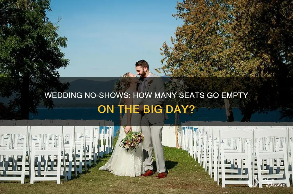 how many seats in a wedding people dont show up
