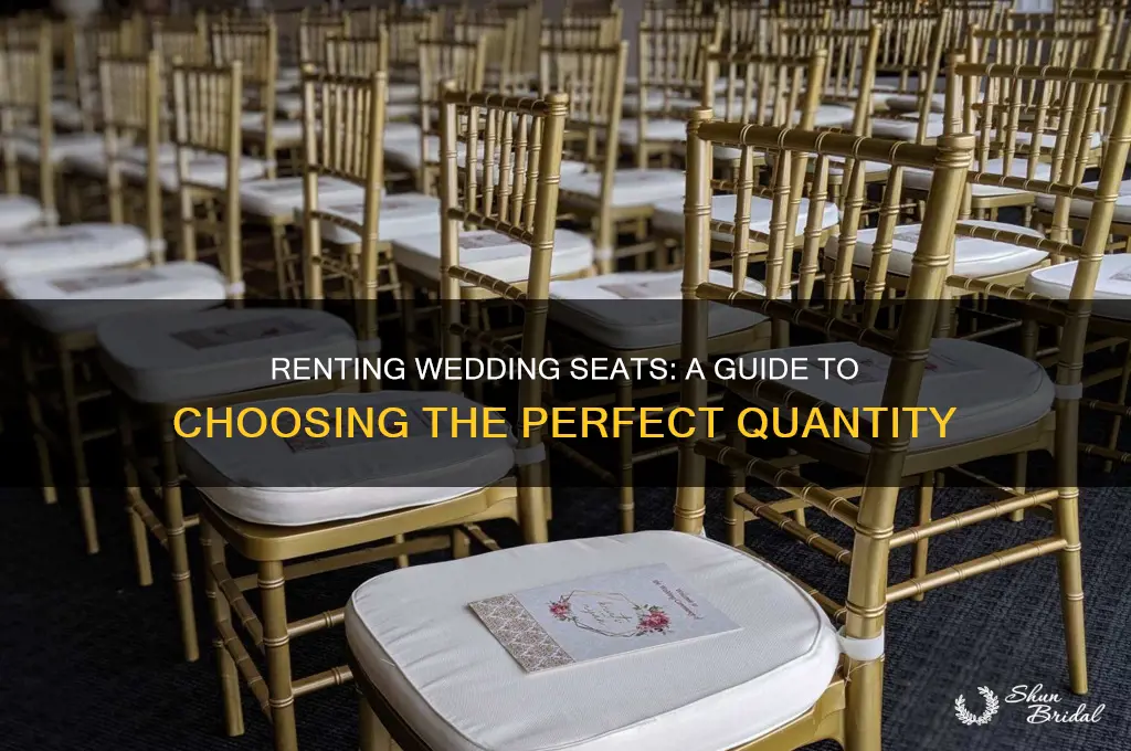 how many seats to rent wedding