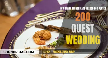 Planning a 200-Guest Wedding: How Many Servers Are Needed?