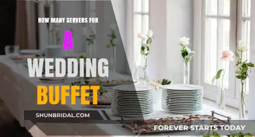 Planning Your Wedding Buffet: Determining the Right Number of Servers