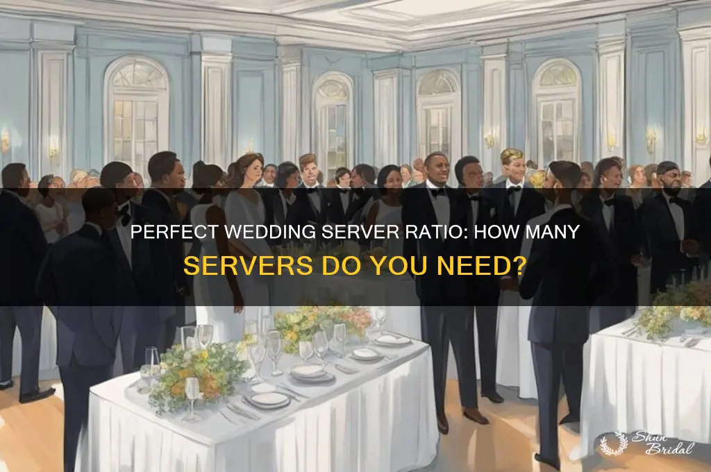 how many servers for wedding