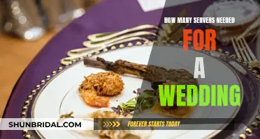 Planning a Wedding: Determining the Number of Servers Needed