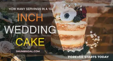 10-Inch Wedding Cake: How Many Servings?