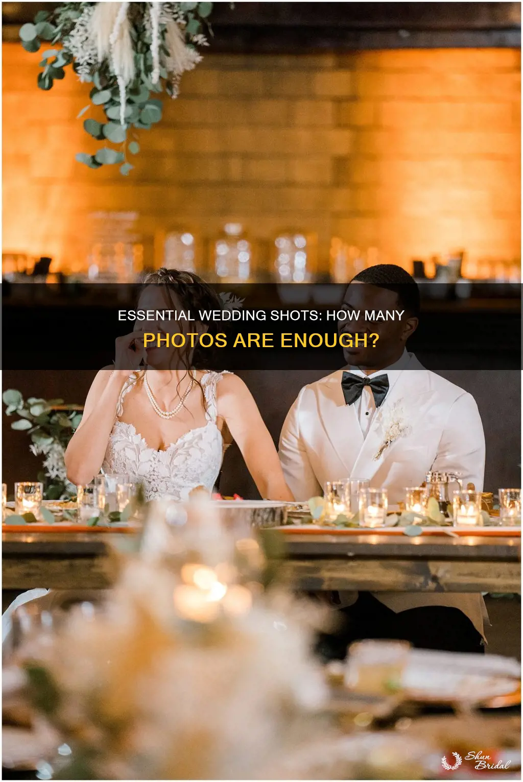 how many shots should be on wedding photographer shot list