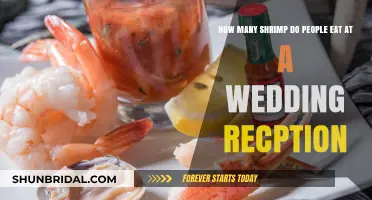 Shrimp Consumption at Wedding Receptions: How Much is Typical?