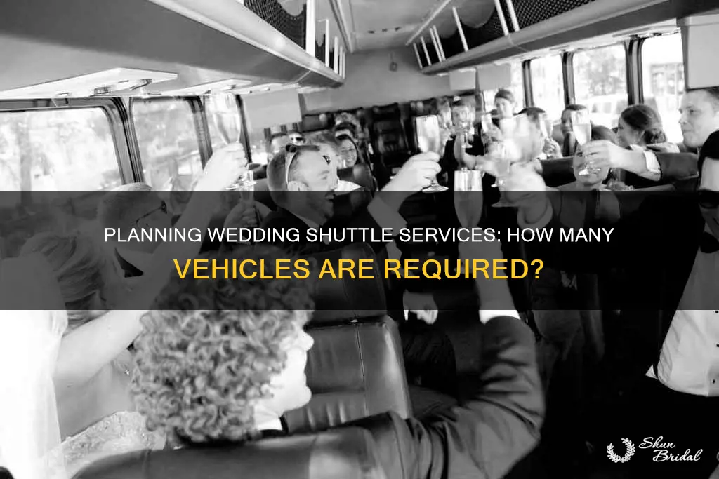 how many shuttles do I need for 200 wedding guests