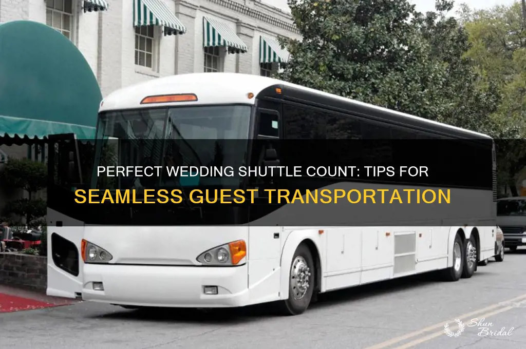 how many shuttles for wedding