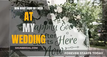 Wedding Signage: How Many Do You Need?