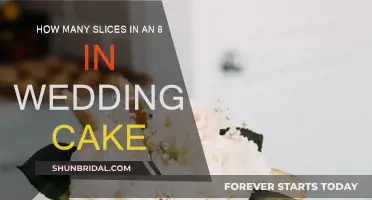 Slicing Up an 8-inch Wedding Cake: How Many Servings?