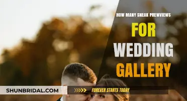 Sneak Peeks for Wedding Galleries: How Many Are Just Right?