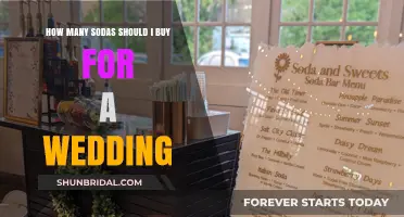 Soda Supply Guide: How Much to Buy for Your Wedding
