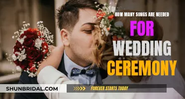 Songs for a Wedding: How Many Tunes Are Needed?