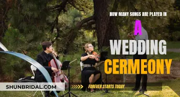 Songs for a Wedding: Choosing the Right Amount