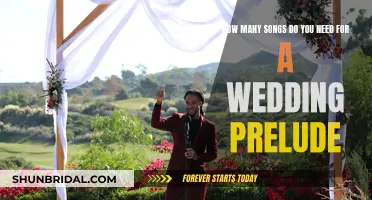 Prelude Songs: Choosing the Right Number for Your Wedding