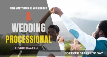 Wedding Processional Songs: How Many and When to Play Them