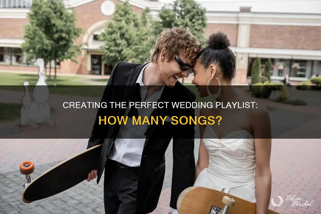 how many songs do you need for your wedding playlist