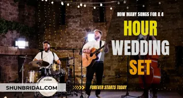 Wedding Songlists: How Many Tunes for a 4-Hour Party?