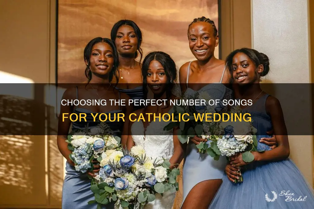 how many songs for a catholic wedding