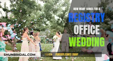 Songs for an Intimate Wedding: How Many Do You Need?