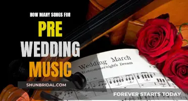 Pre-Wedding Music: Choosing the Perfect Number of Songs