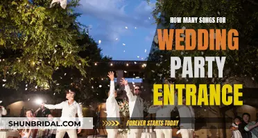Wedding Party Entrance: Choosing the Right Number of Songs