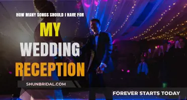 Wedding Reception Song Lists: How Many Tunes Do You Need?