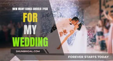 Selecting the Perfect Number of Songs for Your Wedding