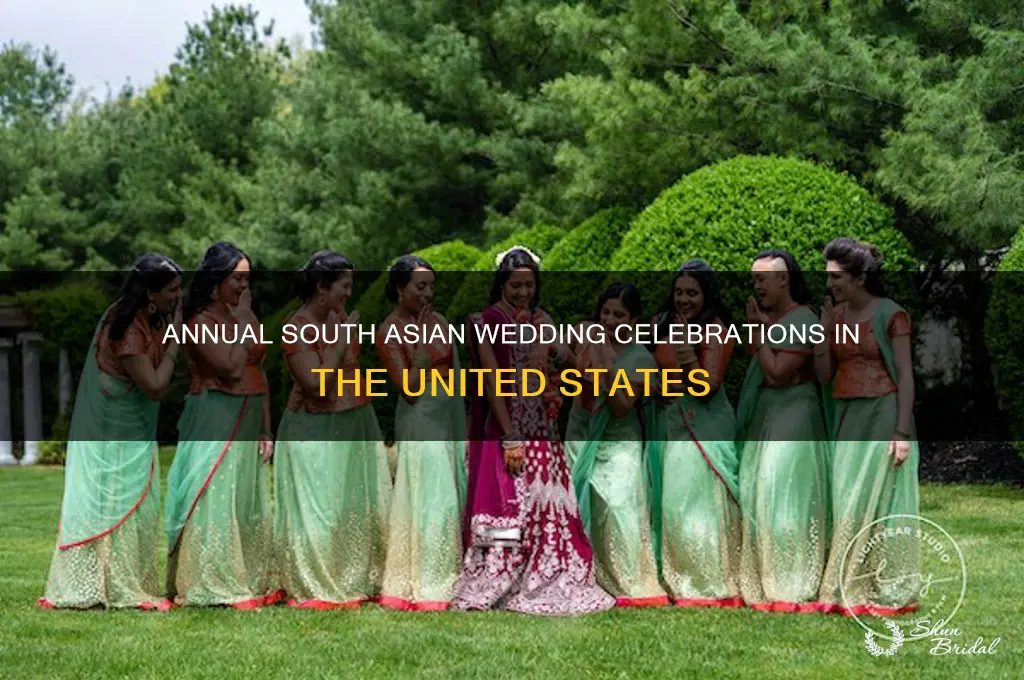 how many south asian weddings in the us a year