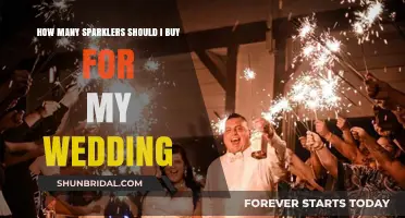 Sparkling Wedding Moments: Choosing the Perfect Number of Sparklers