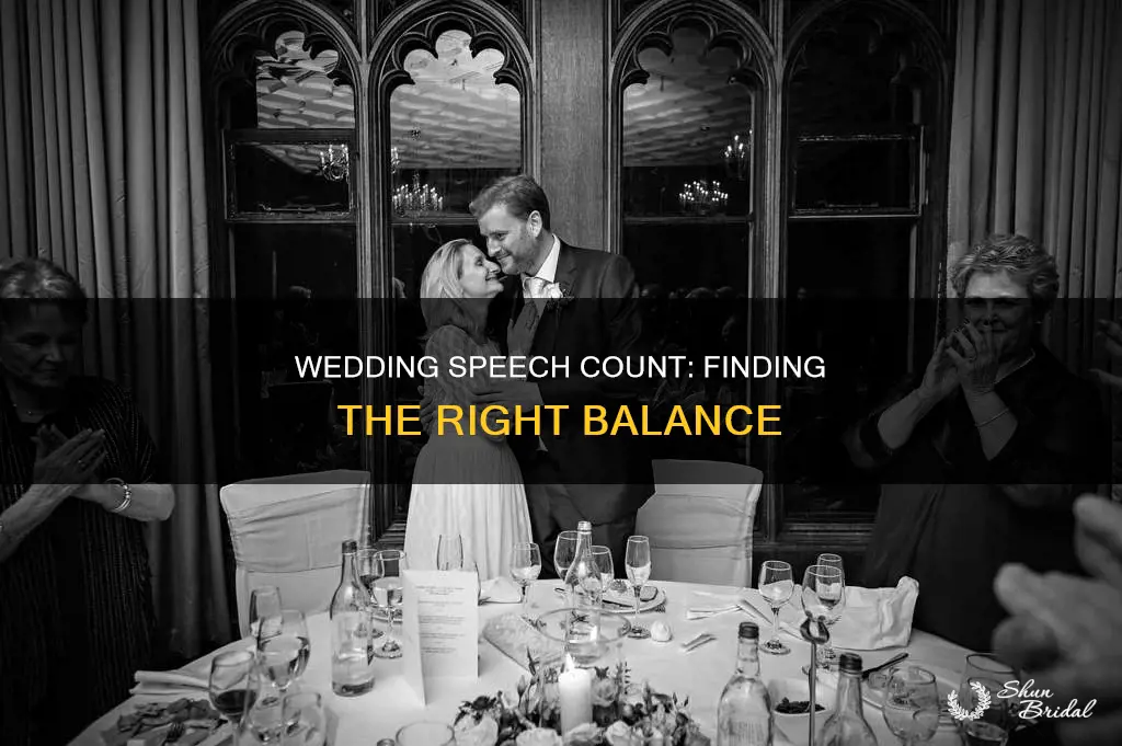 how many speeches at a wedding