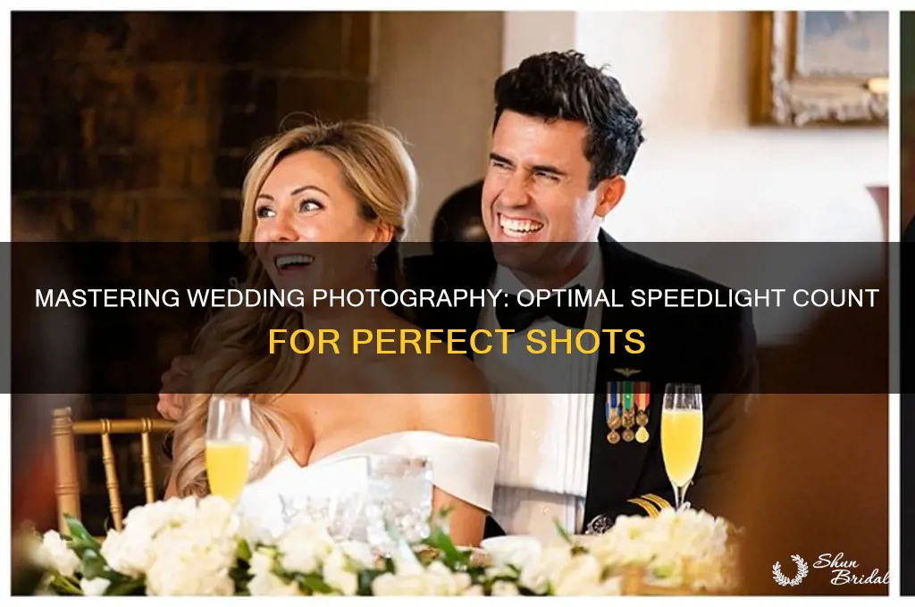 how many speedlights to shoot wedding