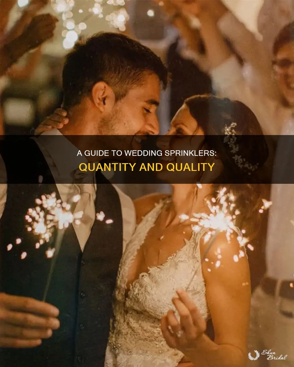 how many sprinklers do I need for my wedding