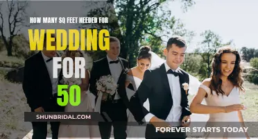 Spacious Wedding Venue: 50 Guests, How Many Square Feet?