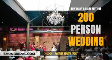 Spacious Wedding Venue: Square Footage for 200 Guests