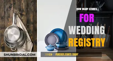 The Perfect Number of Wedding Registry Stores