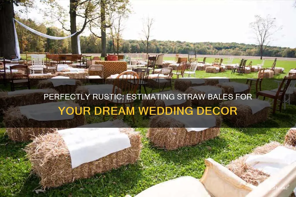 how many straw bales for wedding
