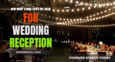 String Lights for a Magical Wedding Reception
